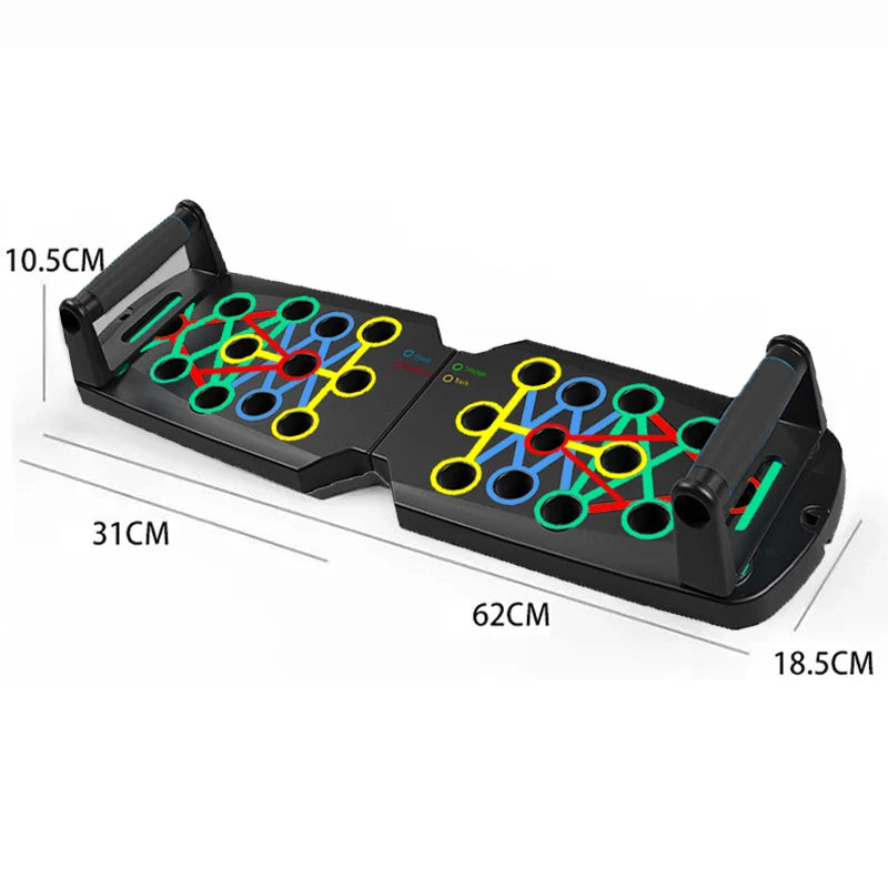 Elevate Your Workout with the Portable Push-Up Board Set - Multifunctional Fitness Equipment for Total Body Training