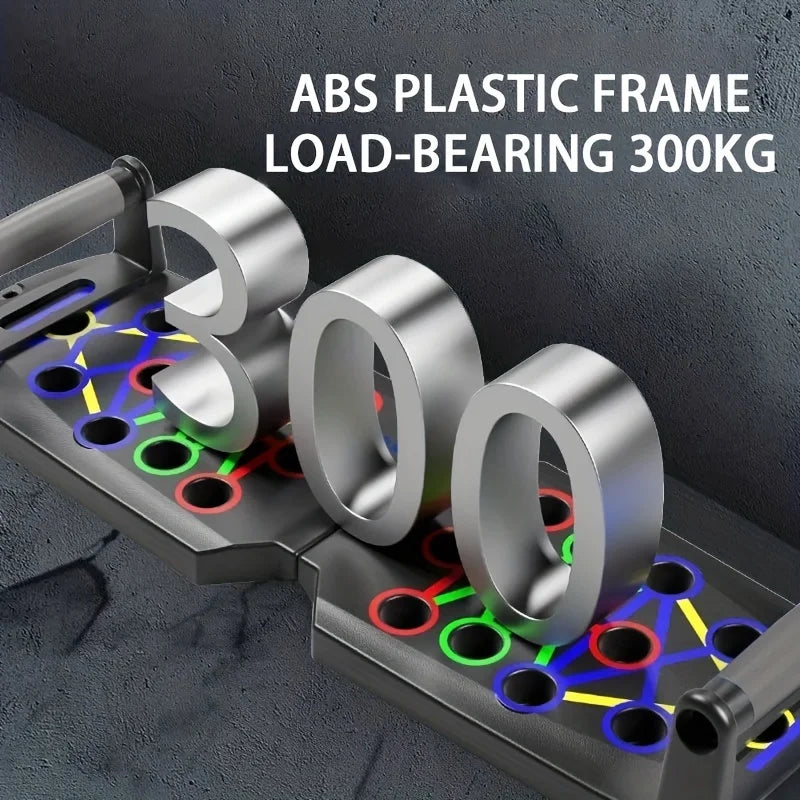 Elevate Your Workout with the Portable Push-Up Board Set - Multifunctional Fitness Equipment for Total Body Training